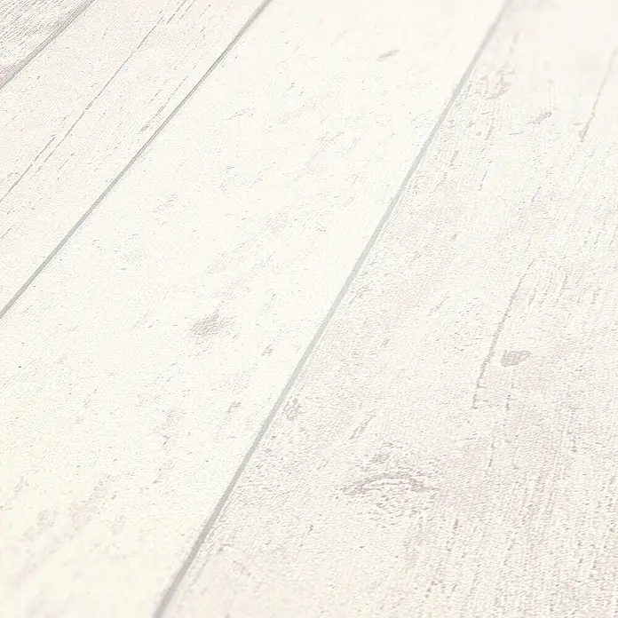 Tadessi Vliestapete M1-No.1418 - Grau, Holzoptik, 10,05 x 0,53 m - Helle, geweißte Holzplanken mit sichtbarer Maserung, geeignet für Bodenbelag oder Wandverkleidung.