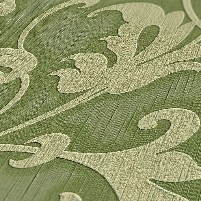 Tadessi Vliestapete M1-No.3766 - Grün, Ornament, 10,05 x 0,53 m