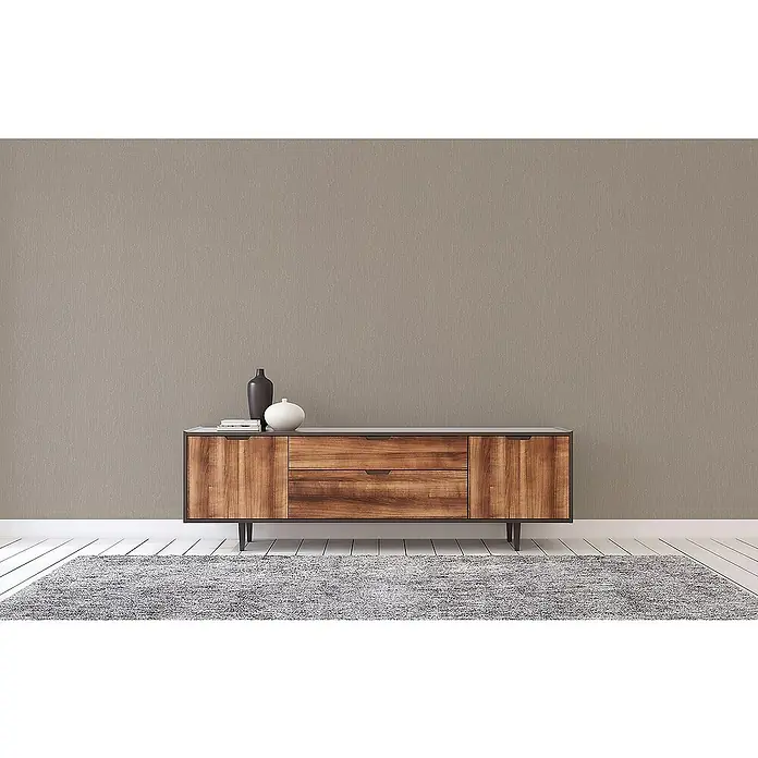 Tadessi Vliestapete M1-No.2357 - Braun, Uni, 10,05 x 0,53 m