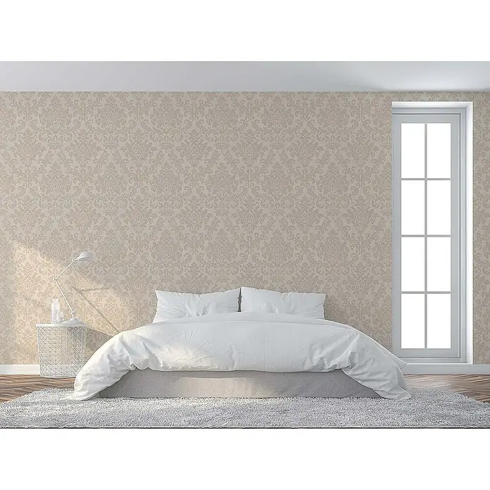 Tadessi Vliestapete M1-No.329 - Creme, Ornament, 10,05 x 0,53 m