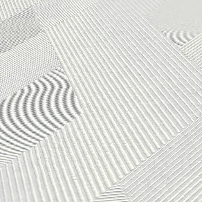 Tadessi Vliestapete M1-No.3811 - Weiß, Grafisch, 10,05 x 0,53 m