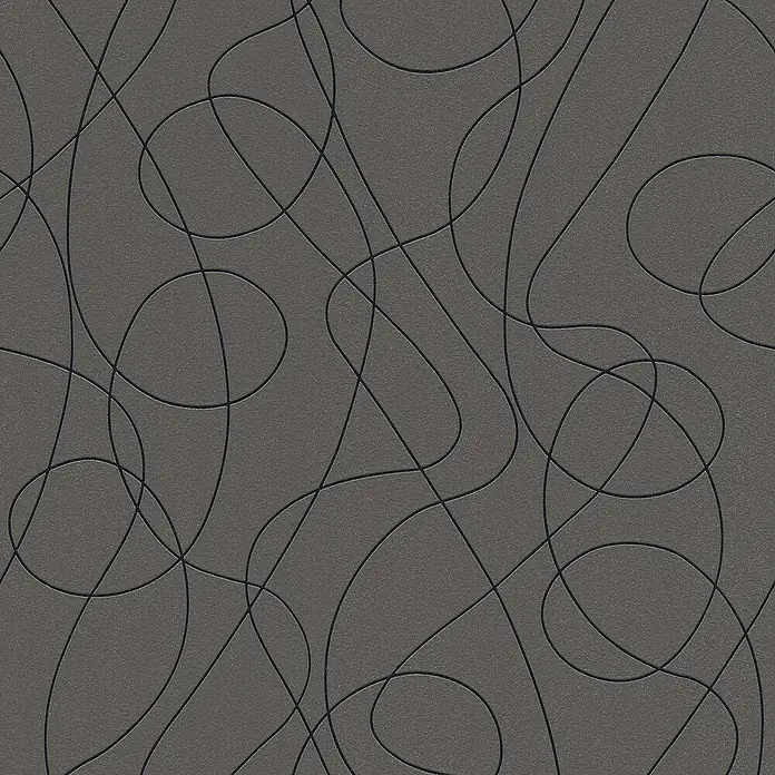 Tadessi Vliestapete M1-No.2098 - Schwarz, Grafisch, 10,05 x 0,53 m