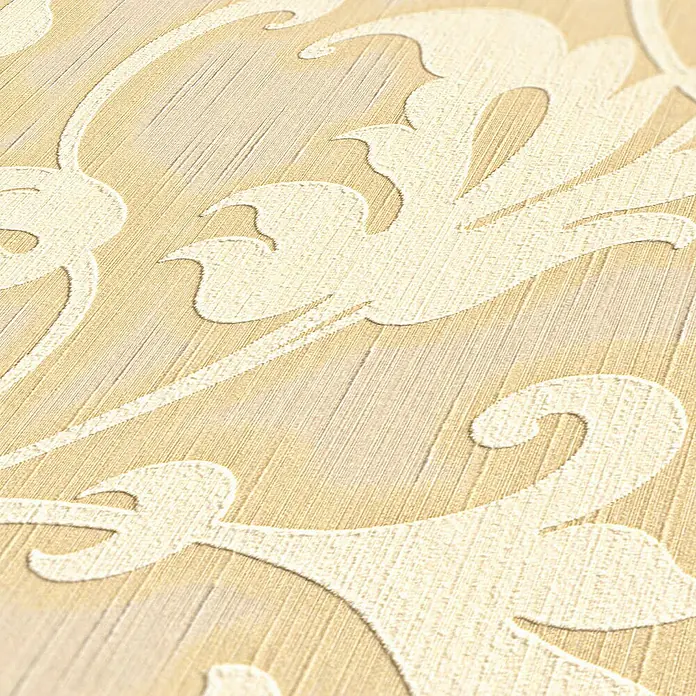 Tadessi Vliestapete M1-No.3764 - Gelb, Ornament, 10,05 x 0,53 m