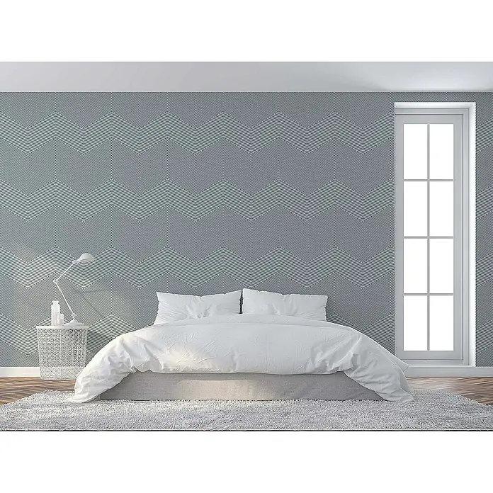 Tadessi Vliestapete M1-No.1361 - Blau, Grafisch, 10,05 x 0,53 m