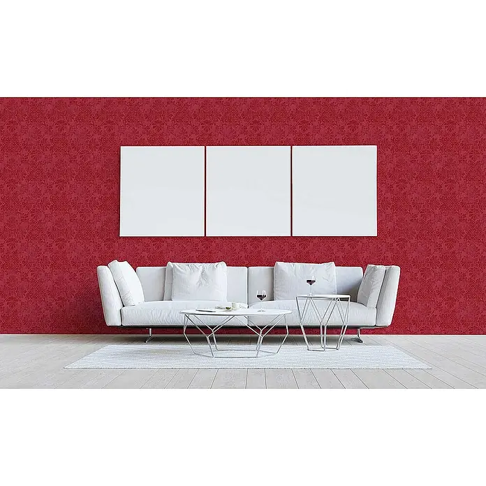 Tadessi Vliestapete M1-No.2328 - Rot, Ornament, 10,05 x 0,53 m