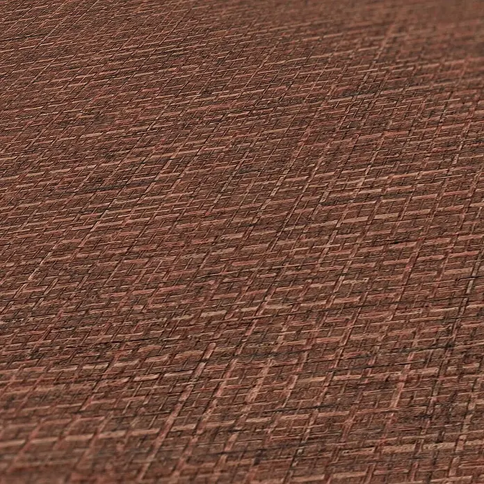 Tadessi Vliestapete M1-No.1779 - Rot, Sonstiges, 10,05 x 0,53 m - Rotbraune strukturierte Oberfläche mit kleinem, ineinandergreifendem geometrischem Muster, geeignet für verschiedene Beläge.