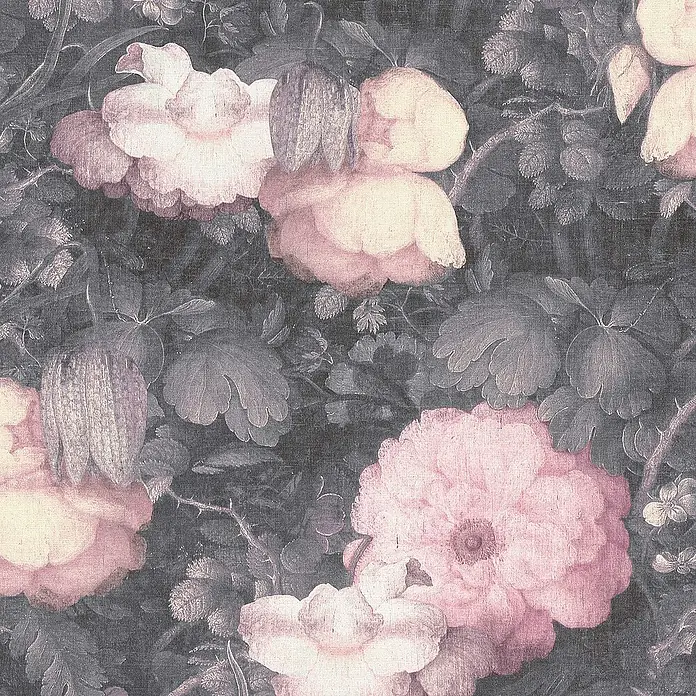 Tadessi Vliestapete M1-No.276 - Rosa, Floral, 10,05 x 0,53 m