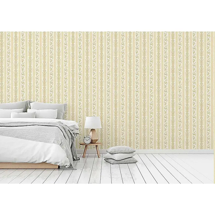 Tadessi Vliestapete M1-No.77 - Creme, Ornament, 10,05 x 0,53 m
