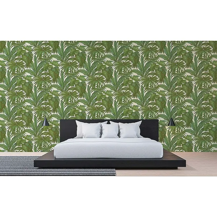 Tadessi Vliestapete M1-No.925 - Grün, Floral, 10,05 x 0,7 m