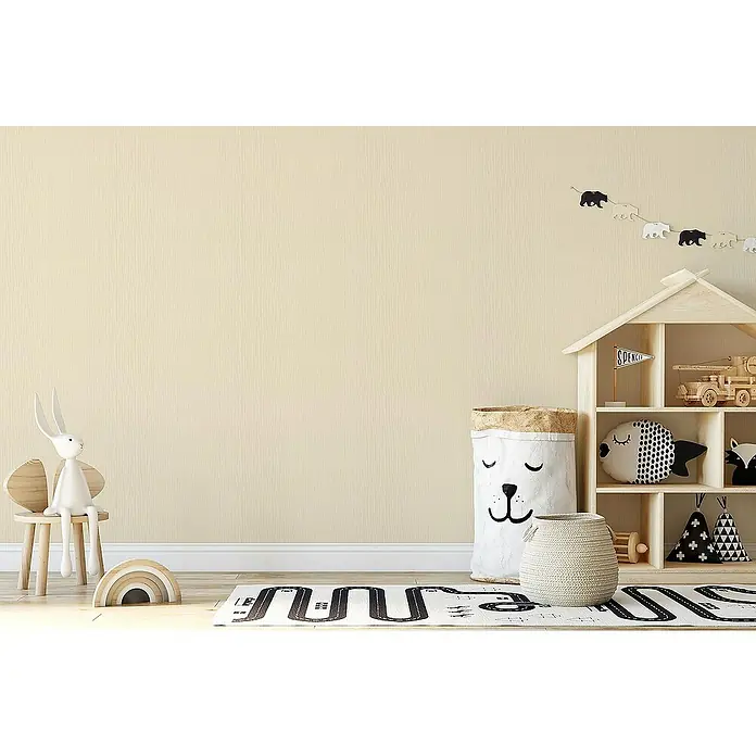 Tadessi Vliestapete M1-No.2126 - Creme, Uni, 10,05 x 0,53 m