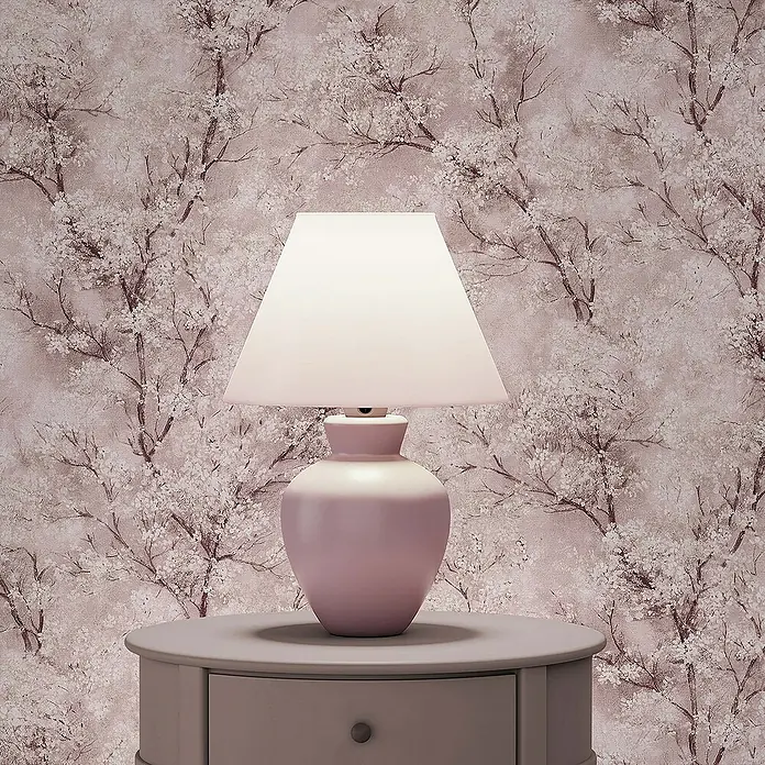 Tadessi Vliestapete M1-No.411 - Rosa, Floral, 10,05 x 0,53 m