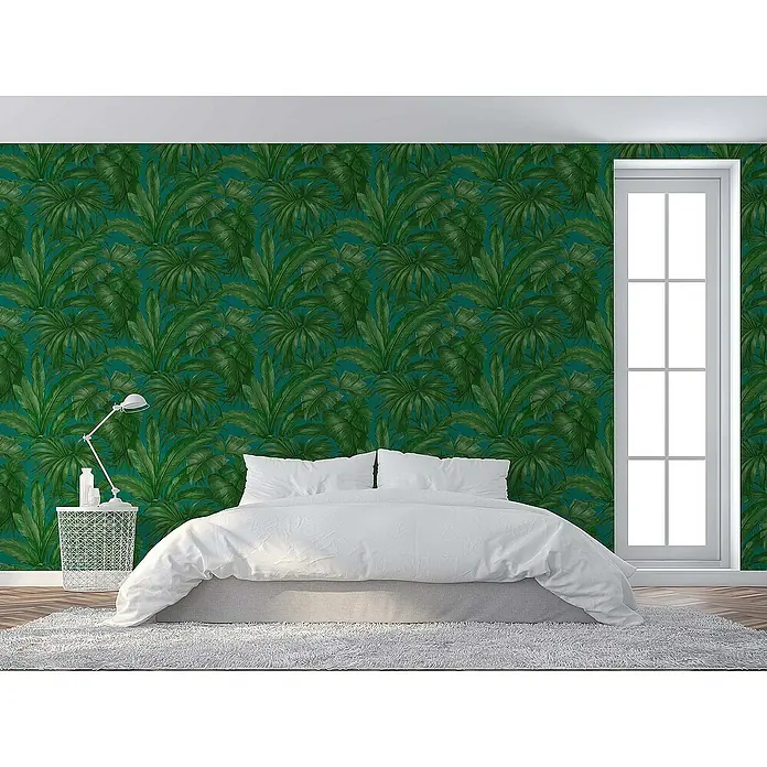 Tadessi Vliestapete M1-No.926 - Blau, Floral, 10,05 x 0,7 m
