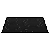 Beko Placa de cocción vitrocerámica HIC 63401 T (Zonas de cocción: 3, Temporizador, Vitrocerámica)