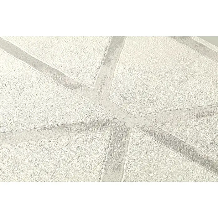 Tadessi Vliestapete M1-No.290 - Weiß, Grafisch, 10,05 x 0,53 m