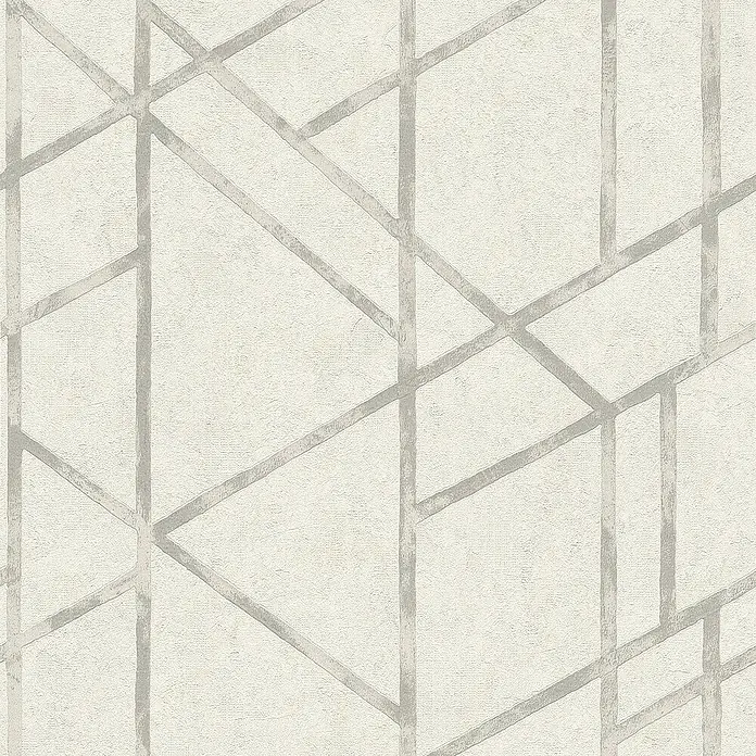 Tadessi Vliestapete M1-No.290 - Weiß, Grafisch, 10,05 x 0,53 m