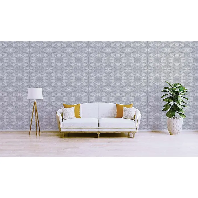 Tadessi Vliestapete M1-No.1810 - Grau, 3D-Optik, 10,05 x 0,53 m