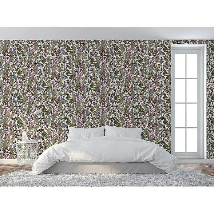 Tadessi Vliestapete M1-No.562 - Mehrfarbig, Floral, 10,05 x 0,53 m