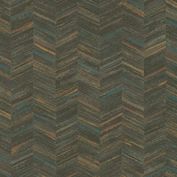 Tadessi Vliestapete M1-No.3408 - Grün, Grafisch, 10,05 x 0,53 m