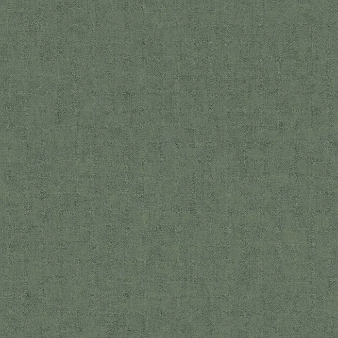 Tadessi Vliestapete M1-No.3142 - Grün, Uni, 10,05 x 0,53 m - Texturierter salbeigrüner Stoff mit feinem Webmuster.