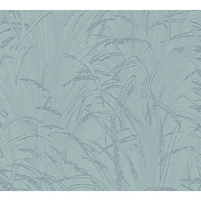 Tadessi Vliestapete M1-No.1726 - Blau, Floral, 10,05 x 0,53 m