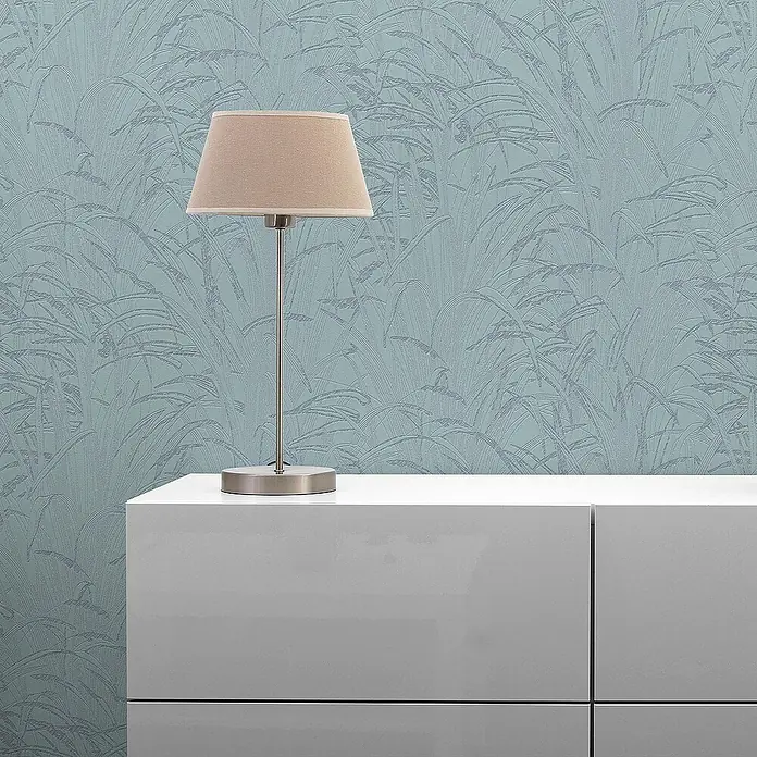Tadessi Vliestapete M1-No.1726 - Blau, Floral, 10,05 x 0,53 m
