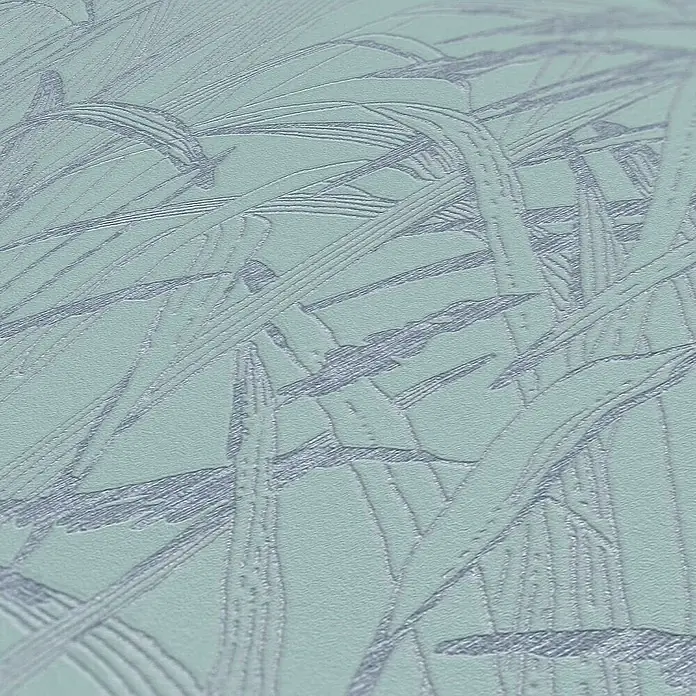 Tadessi Vliestapete M1-No.1726 - Blau, Floral, 10,05 x 0,53 m