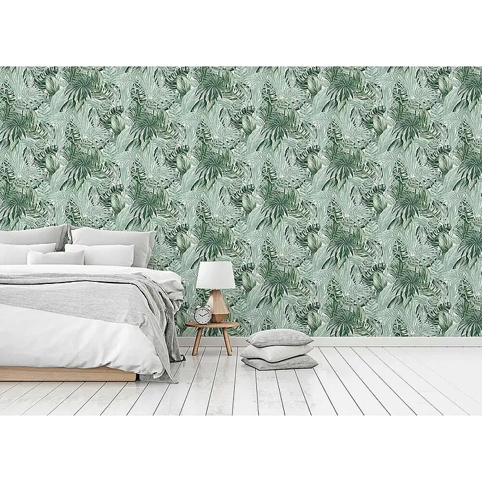 Tadessi Vliestapete M1-No.249 - Weiß, Floral, 10,05 x 0,53 m