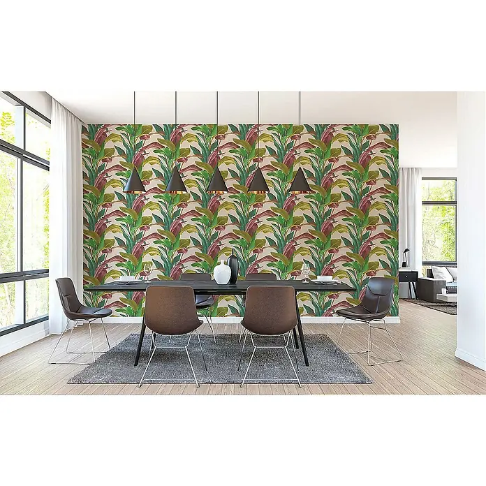 Tadessi Vliestapete M1-No.615 - Mehrfarbig, Floral, 10,05 x 0,53 m