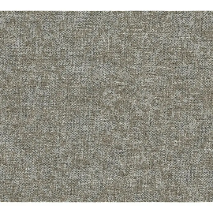 Tadessi Vliestapete M1-No.1761 - Grau, Sonstiges, 10,05 x 0,53 m - Textiler beigegrauer Stoff mit dezentem, abstraktem Muster.
