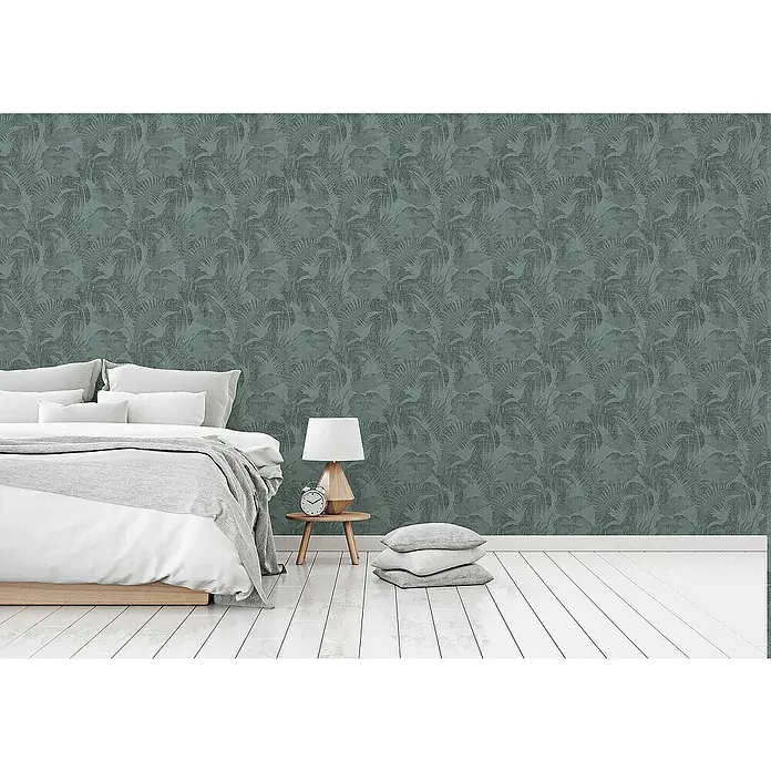 Tadessi Vliestapete M1-No.368 - Grün, Floral, 10,05 x 0,53 m