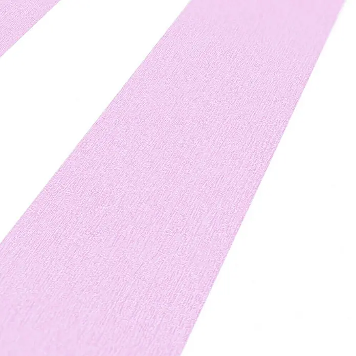 Tadessi Vliestapete M1-No.767 - Rosa, Streifen, 10,05 x 0,53 m - Rosa Krepppapierstreifen mit sichtbarer Textur.