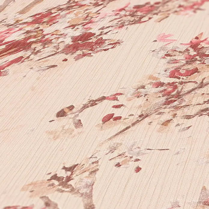 Tadessi Vliestapete M1-No.1300 - Rosa, Floral, 10,05 x 0,53 m