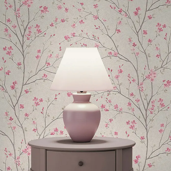 Tadessi Vliestapete M1-No.643 - Rosa, Floral, 10,05 x 0,53 m