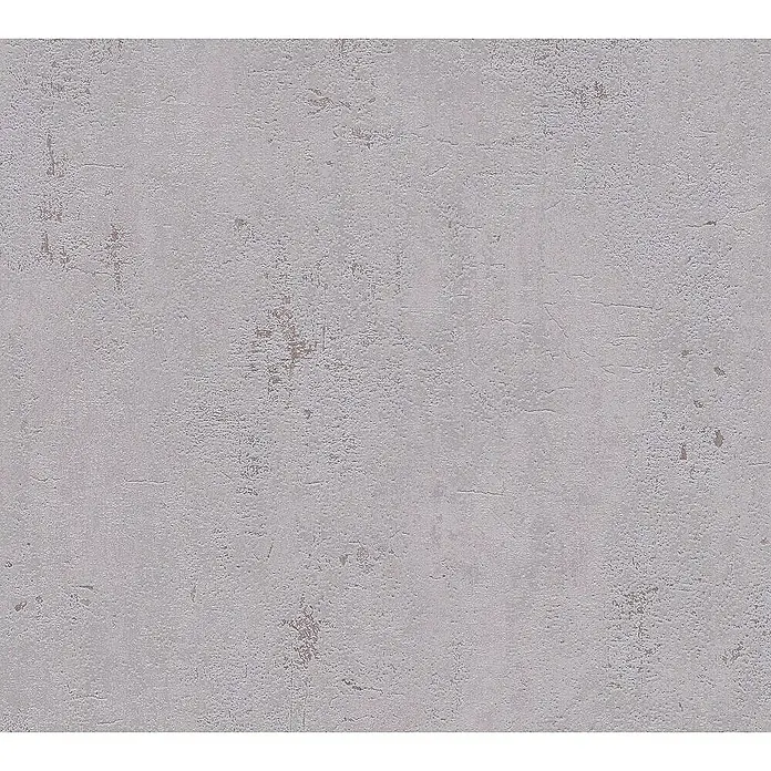 Tadessi Vliestapete M1-No.1611 - Grau, Steinoptik, 10,05 x 0,53 m - Hellgraue Texturoberfläche mit abgenutztem, betonartigem Aussehen.