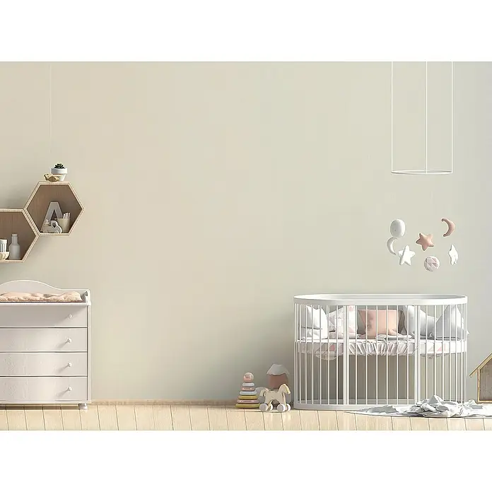 Tadessi Vliestapete M1-No.1025 - Creme, Uni, 10,05 x 0,53 m