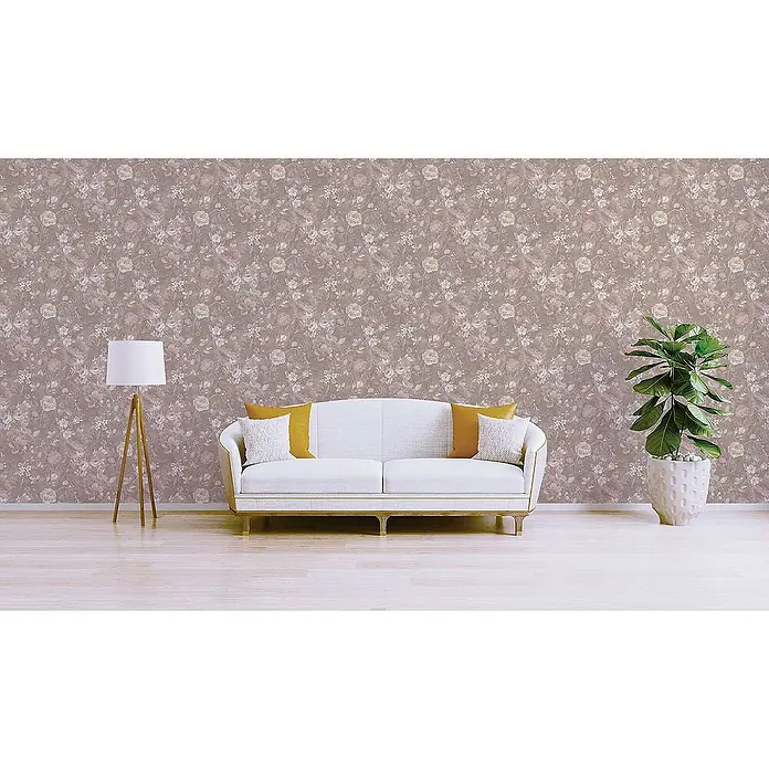 Tadessi Vliestapete M1-No.3504 - Mehrfarbig, Floral, 10,05 x 0,53 m