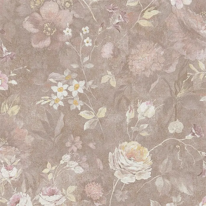 Tadessi Vliestapete M1-No.3504 - Mehrfarbig, Floral, 10,05 x 0,53 m