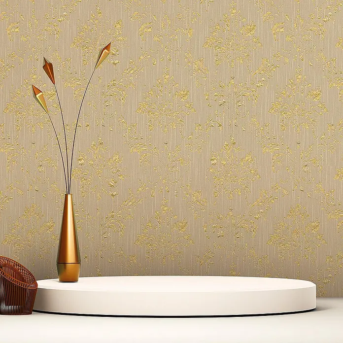 Tadessi Vliestapete M1-No.2191 - Beige, Ornament, 10,05 x 0,53 m