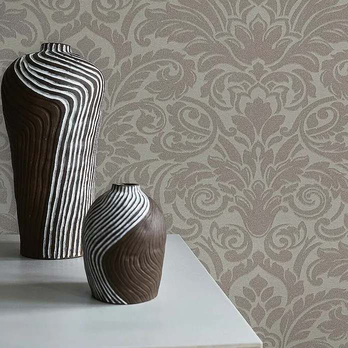 Tadessi Vliestapete M1-No.39 - Braun, Ornament, 10,05 x 0,52 m