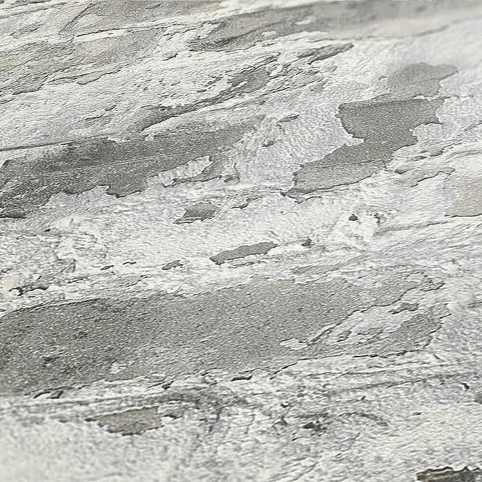 Tadessi Vliestapete M1-No.292 - Grau, Steinoptik, 10,05 x 0,53 m - Strukturierte Oberfläche in Grau- und Weißtönen, die gealterten Naturstein imitiert.