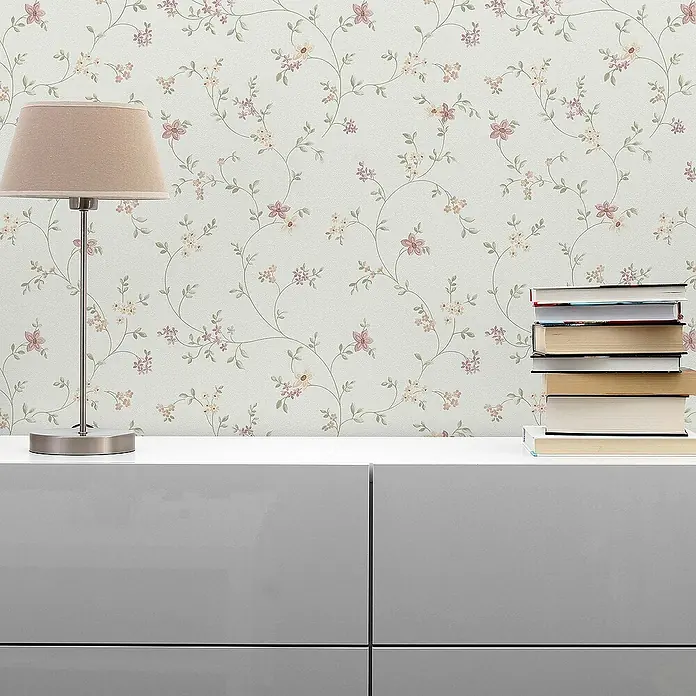Tadessi Vliestapete M1-No.884 - Mehrfarbig, Floral, 10,05 x 0,53 m