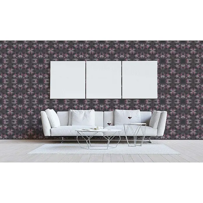 Tadessi Vliestapete M1-No.1809 - Schwarz, 3D-Optik, 10,05 x 0,53 m