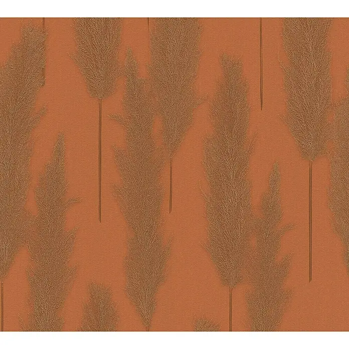 Tadessi Vliestapete M1-No.1758 - Orange, Floral, 10,05 x 0,53 m