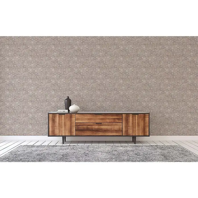 Tadessi Vliestapete M1-No.361 - Grau, Fliesenoptik, 10,05 x 0,53 m