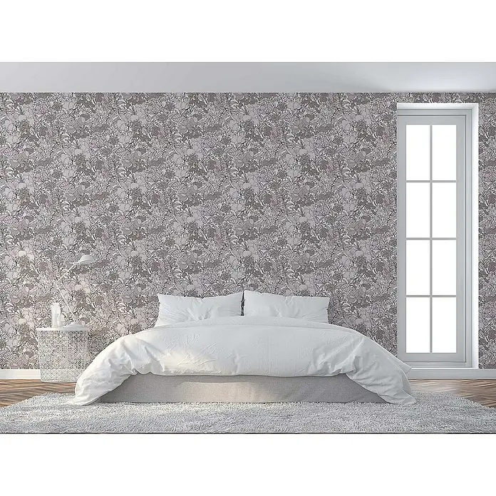 Tadessi Vliestapete M1-No.1456 - Creme, Floral, 10,05 x 0,53 m