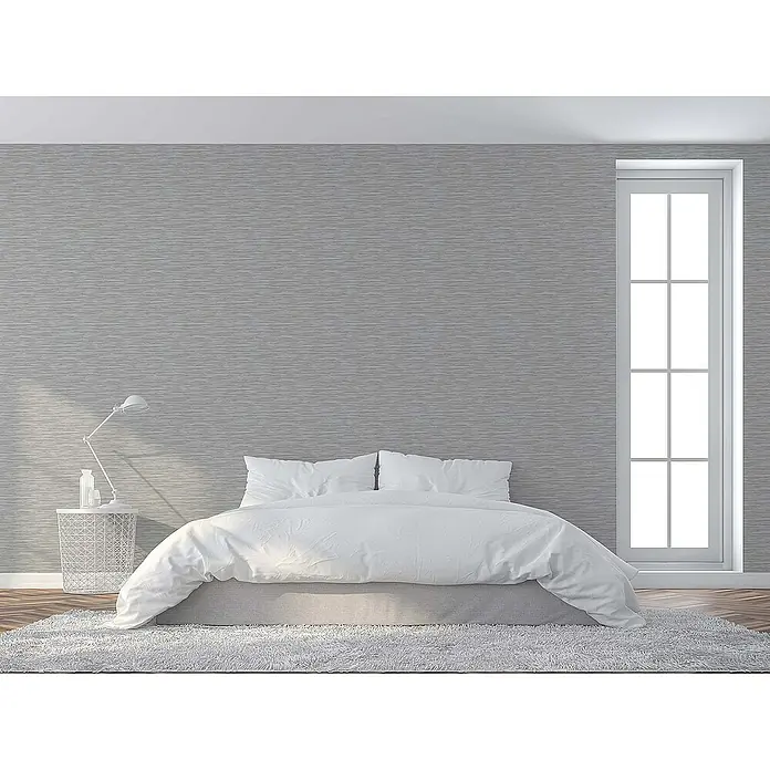 Tadessi Vliestapete M1-No.1371 - Grau, Streifen, 10,05 x 0,53 m