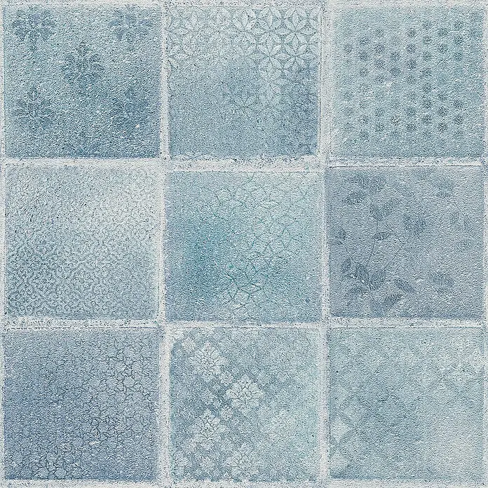 Tadessi Vliestapete M1-No.358 - Grau, Fliesenoptik, 10,05 x 0,53 m