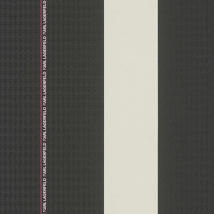 Tadessi Vliestapete M1-No.590 - Schwarz, Streifen, 10,05 x 0,53 m