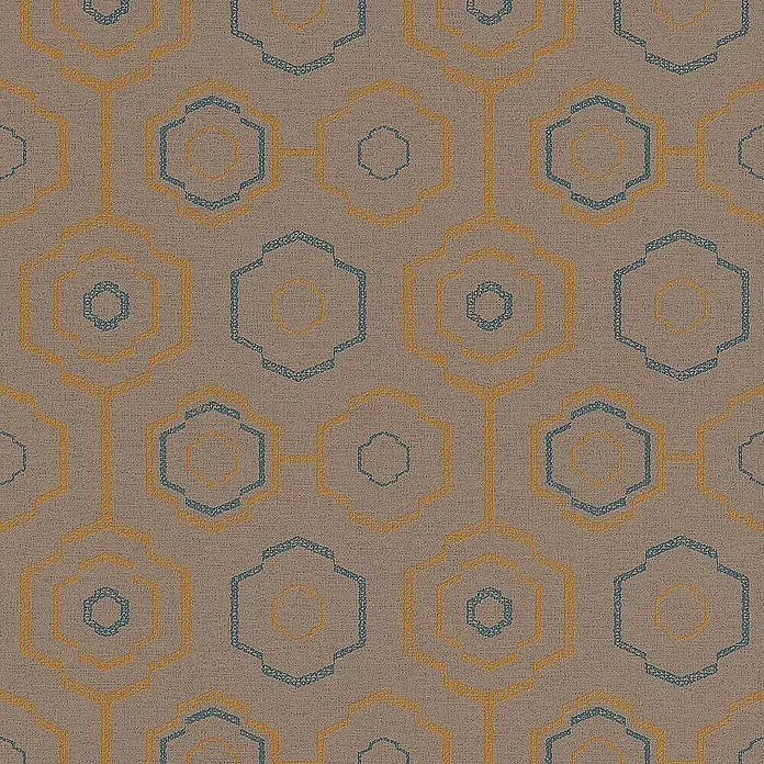 Tadessi Vliestapete M1-No.2911 - Orange, Grafisch, 10,05 x 0,53 m