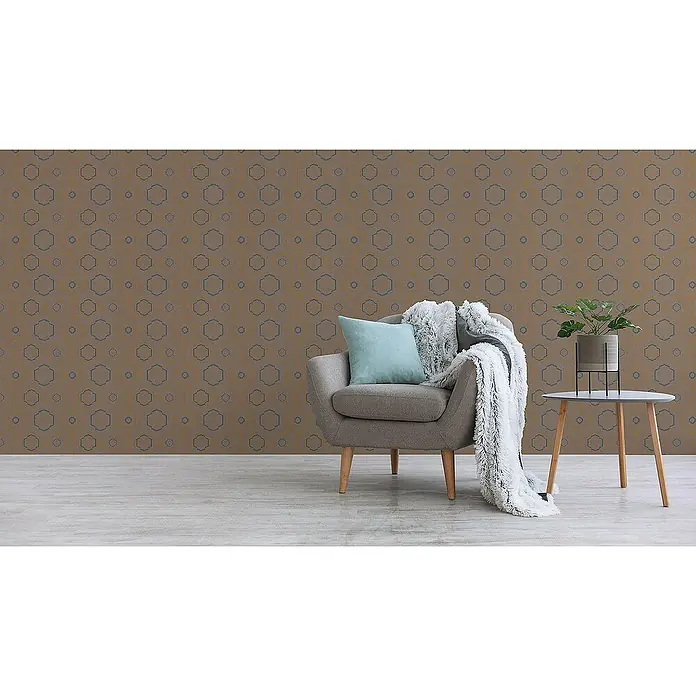 Tadessi Vliestapete M1-No.2911 - Orange, Grafisch, 10,05 x 0,53 m